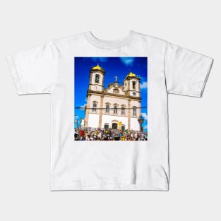 Baroque Church of Senhor do Bonfim Brazil Kids T-Shirt